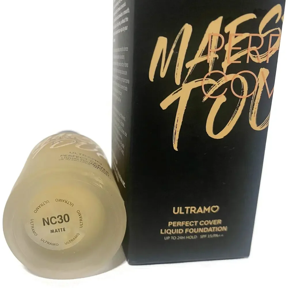 Ultramo Maestro Touch Perfect Cover Liquid Foundation NC30 Matte Natural